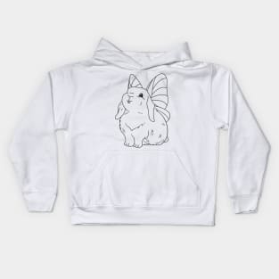 Fairy Bunny - Cute Illustration Kids Hoodie